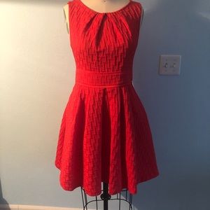 Coral fit and flare
